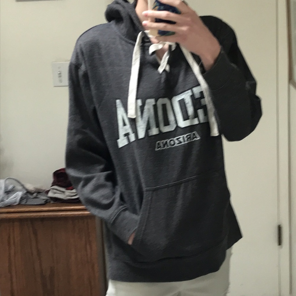 Retrovision Apparel gray Sedona Arizona hoodie size S